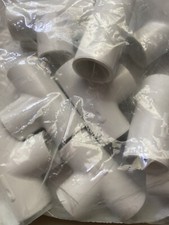 Lasco 1/2inch TEE PVC SCH 1 Sealed Bag PVC Plumbing Supply White 1/2" T NOS
