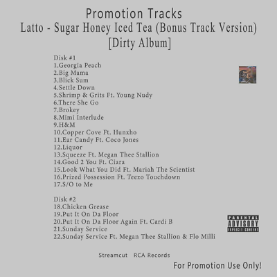 CD Lot Rap, White Latto, Glorilla, Lucky Daye [Dirty Albums]