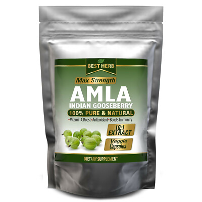 Amla (Amalaki Indian Gooseberry) 240 Capsules Pills