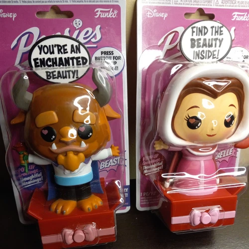Funko Popsies Disney Beauty And The Beast *2 PACK* Belle & Beast Set Valentines