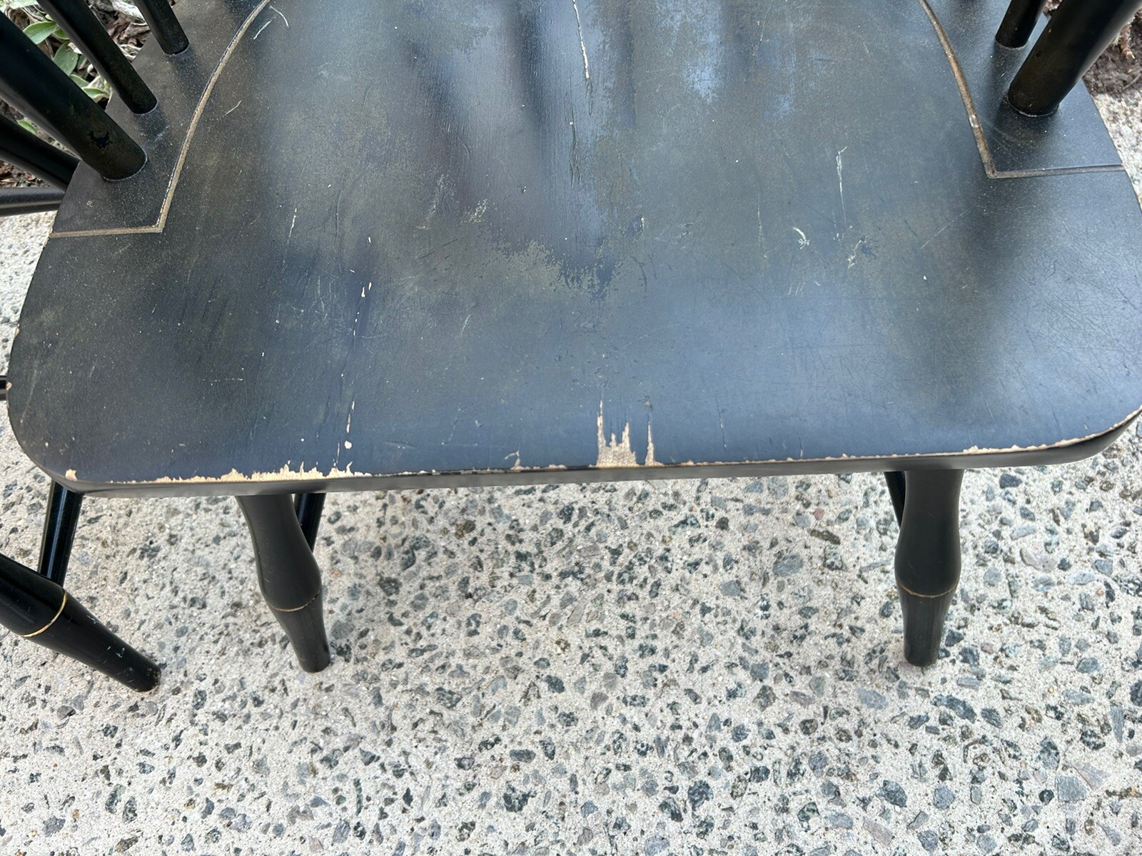 2 Nichols & Stone Liberty Windsor Armchairs Hitchcock Style Heavy eBay