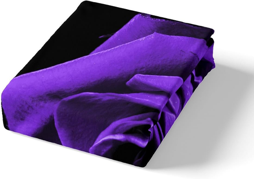 Purple Rose Comforter Cover Queen Size Floral Bedding Set Women 3D Printed Flowe - Picture 4 of 12