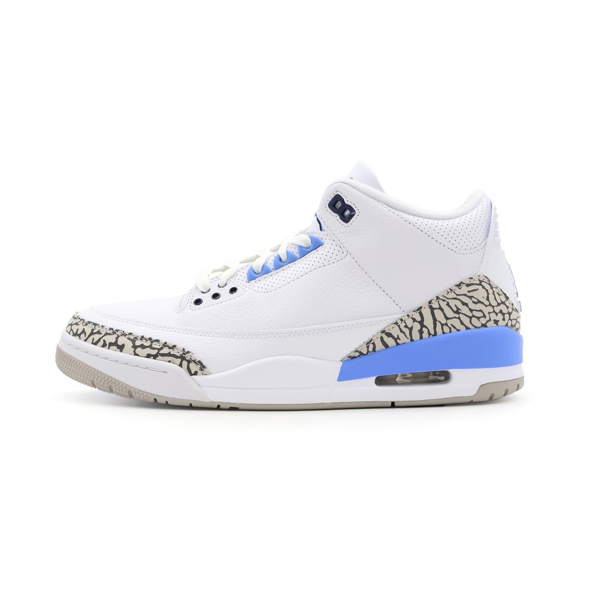 CT8532-104 Nike Air Jordan 3 Retro UNC White Valor Blue Tech Grey