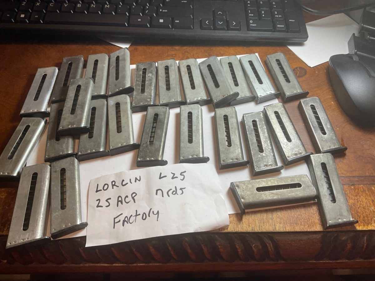 1 Lorcin L25 .25 ACP 7 Round Magazine Factory Original OEM L-25
