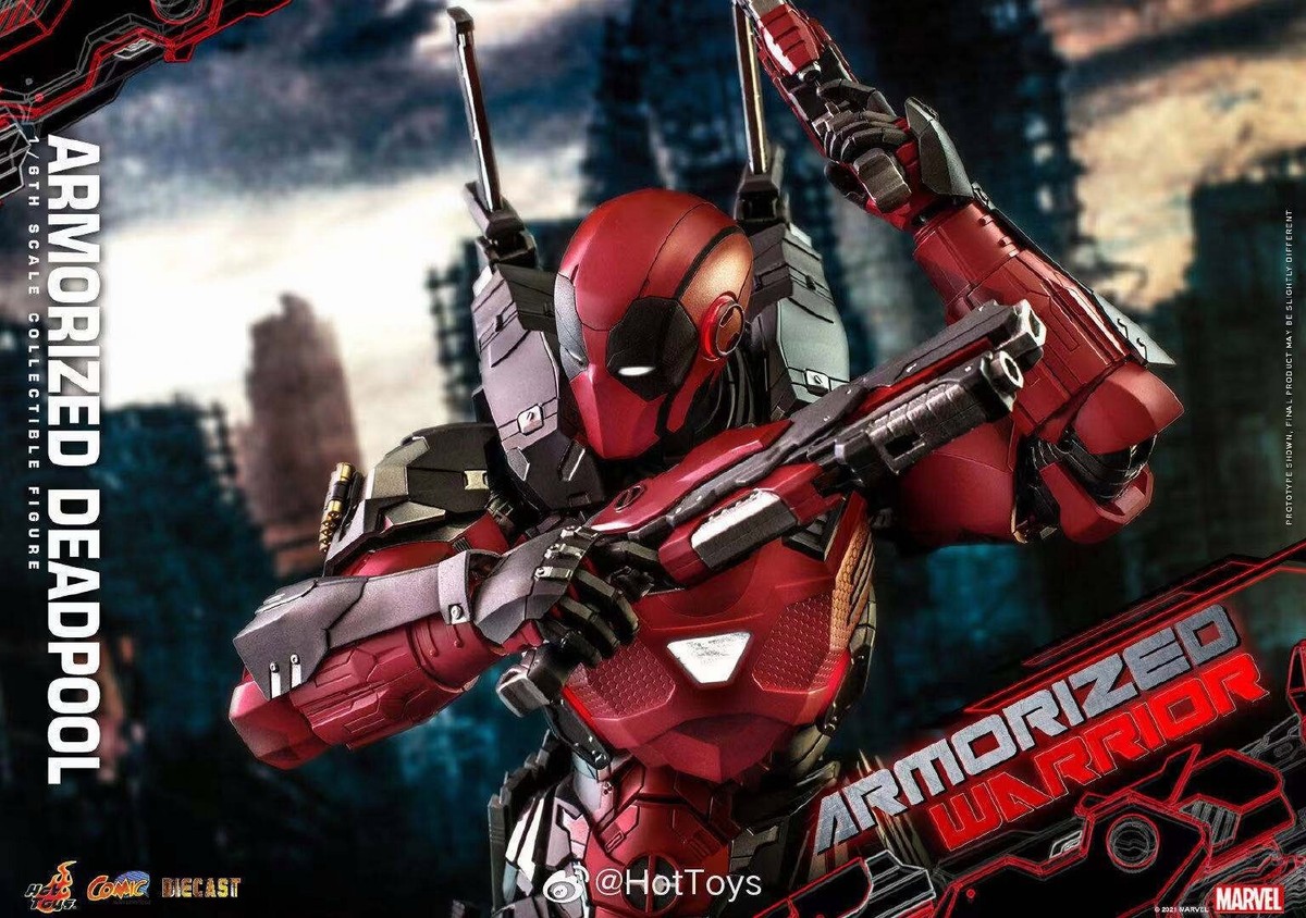 HOTTOYS HT 1/6 CMS09D42 Alloy Armored Deadpool Action Figure