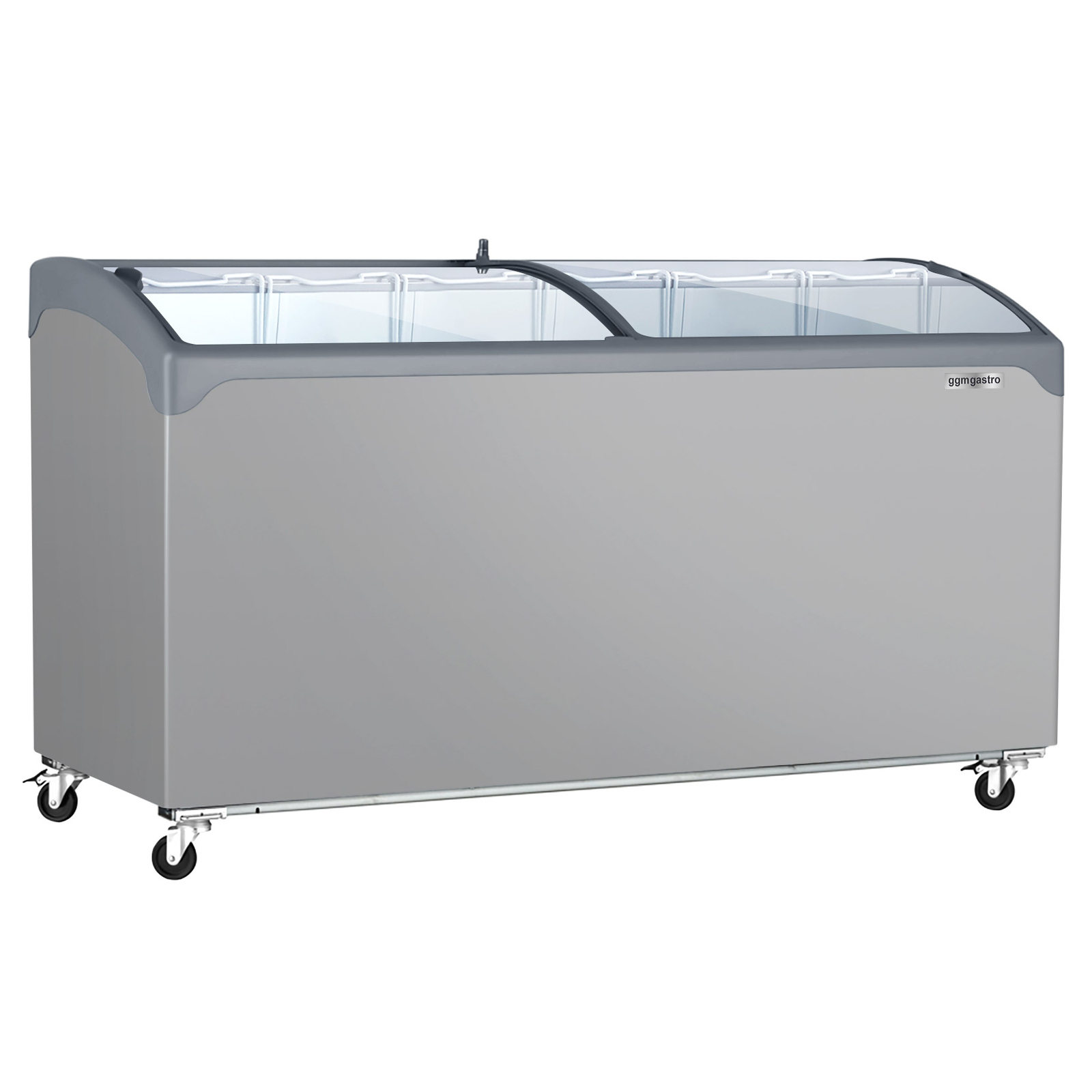 GGM Gastro Tiefkühltruhe - 1570x650mm - 352 Liter - Mit Glasschiebedeckel