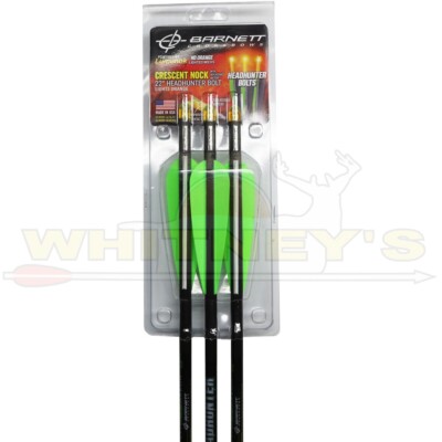 Burt Coyote Barnett Bolts w/Lumenok Crescent Bolt Ends - 22''- Orange - 3pk