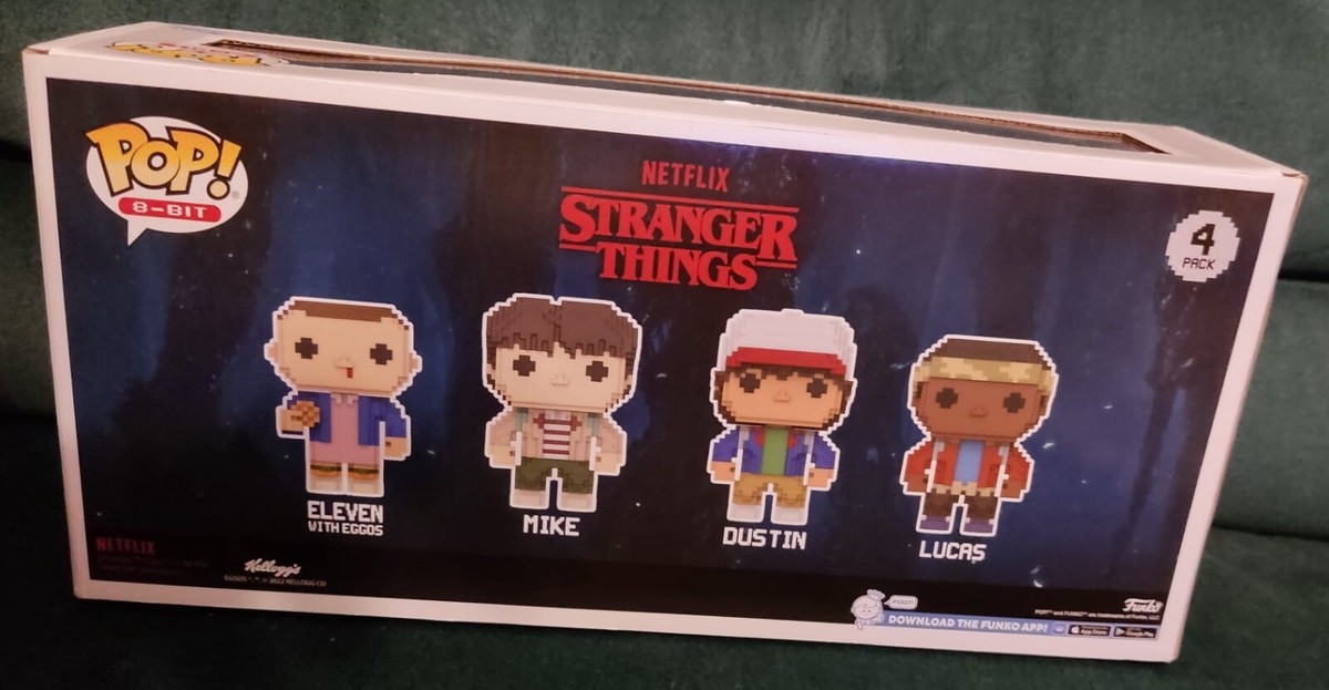 Eleven with Eggos, Mike, Dustin, Lucas - Stranger Things FUNKO POP