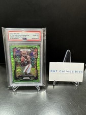 2023 Panini Prizm Dorian Thompson Robinson Neon Green Pulsar Rookie PSA 10 #322