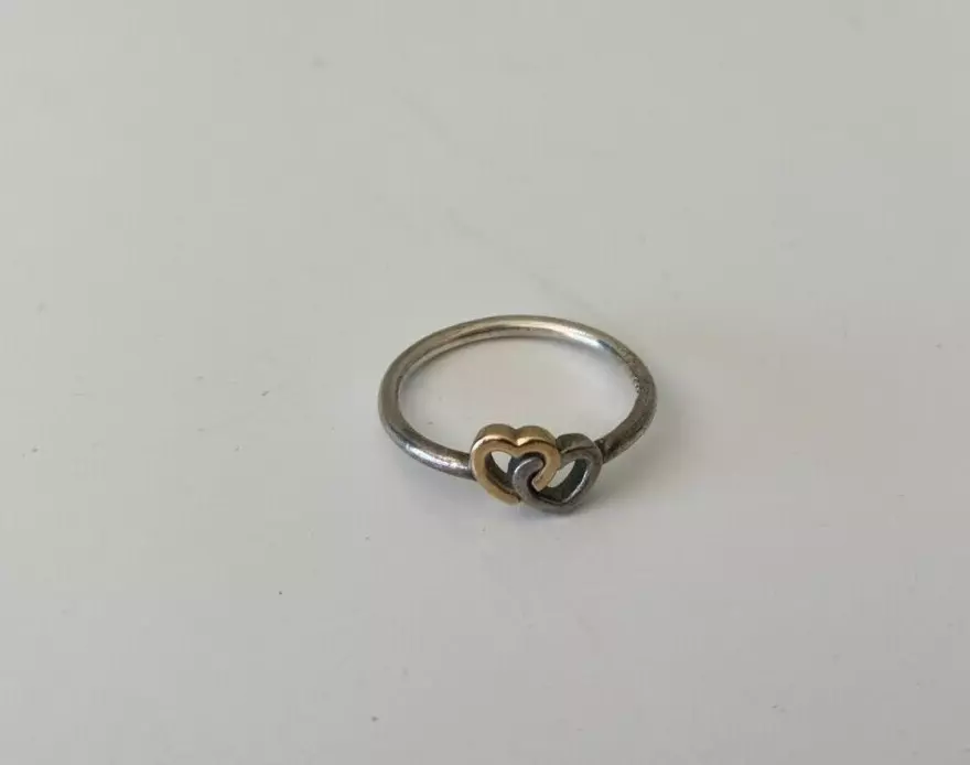 Two tone pandora online ring