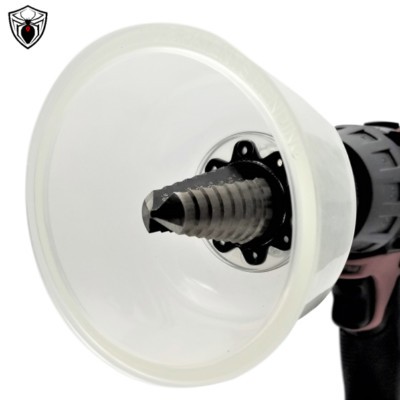 1'' Unibit/Step Bit Drill Shield by Spider Security [$39.95 MSRP] 3/8'' Shank