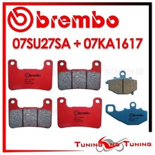 Pastiglie Freno BREMBO Ant. SA + Post. CC PER KAWASAKI Z 1000 SX ABS 2015 2016