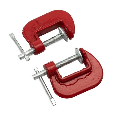 2pcs 1 Mini G Clamp Woodworking Clamp Device Adjustable DIY Carpentry Gadgets