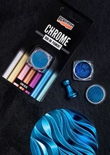 King Blue | Chrome Rub-On Pigment | Pentart