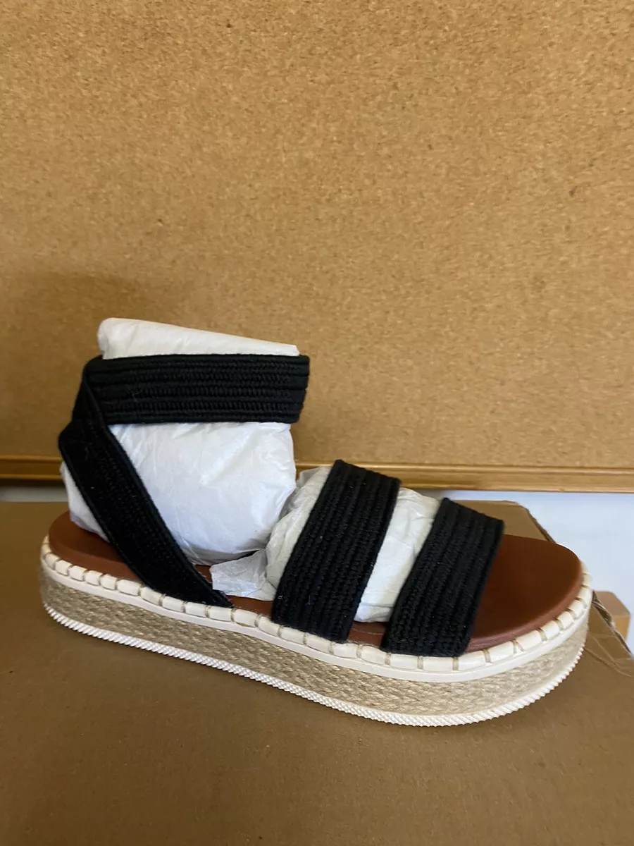 Mia black shop platform sandals