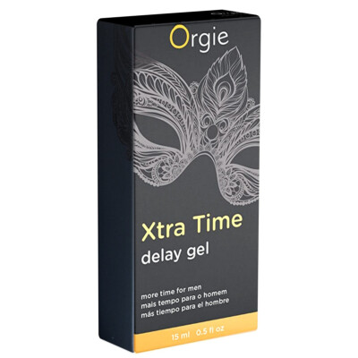 Frei Haus: Orgie XTRA TIME Delay Gel 15ml aktverlängernd, Verzögerung, mehr Zeit