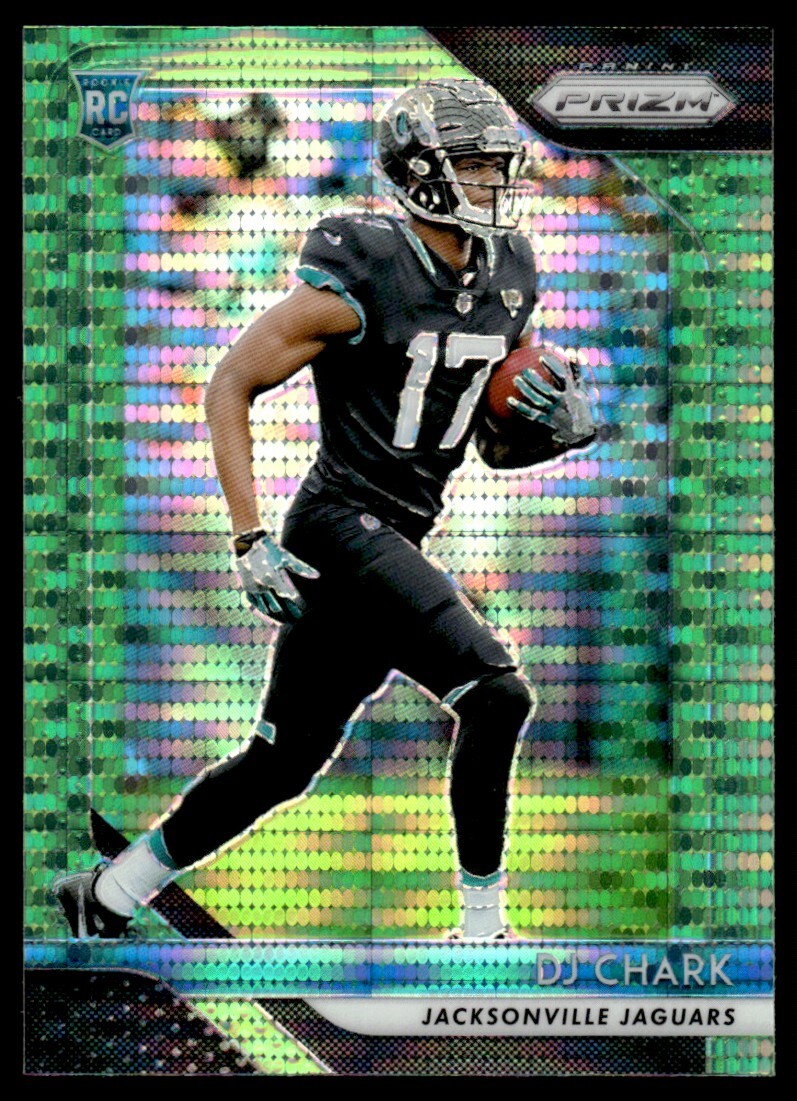 2018 Panini Prizm Green Pulsar DJ Chark Jr. Rookie Jacksonville Jaguars #223
