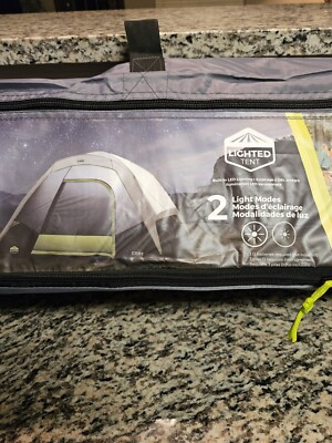 ''Brand New'' Core Products 6 - Person Lighted Dome Tent 10ft X 9ft X 6ft