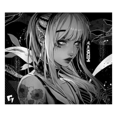 GLSSWRKS Kazemi Premium Glass Mousepad Dark 500*500mm Japan GLSSWRKS Kazemi Premium Glass Mousepad Dark 500*500mm Japan