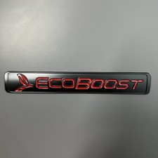 ECOBOOST Ford Black & Red Badge Fiesta Focus S-max C-max KA Galaxy Large Sticker
