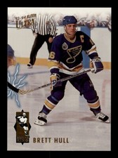 1993-94 FLEER SCORING KING #3 BRETT HULL ST LOUIS BLUES