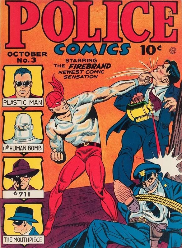 Police Comics #3 Photocopy Comic Book