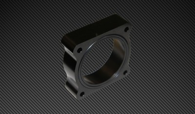Throttle Body Spacer (Black): Fits Ford Focus ST 2013+ by Torque Solution
