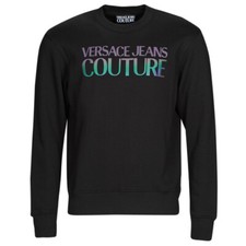 VERSACE JEANS COUTURE LOGO SWEATSHIRT-BLACK.