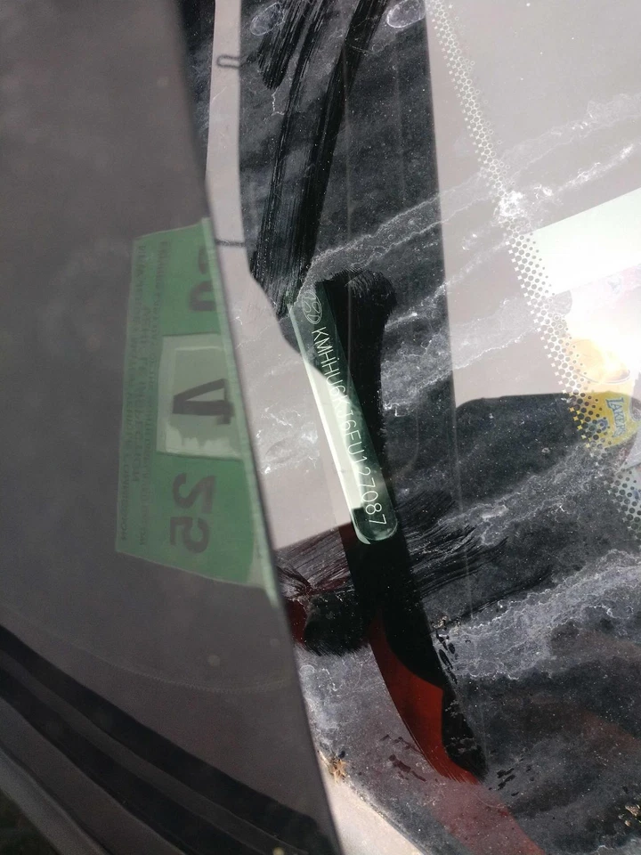 Hyundai Genesis 2015 conjunto de filtro de aire de 3,8 L fabricante de equipos originales usado 68 k millas negro Foto 4 de 4