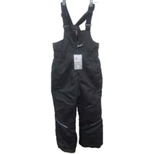 Swiss Tech Youth Snow Bibs Black XS 4-5 