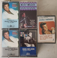 Cassette Tape Lot Of 5 Ricky Nelson The Decca Years All My Best All-Time Hits