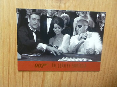 1996 INKWORKS BOND 007 TRADE CARD- 74 CONNERY PORTFOLIO 11