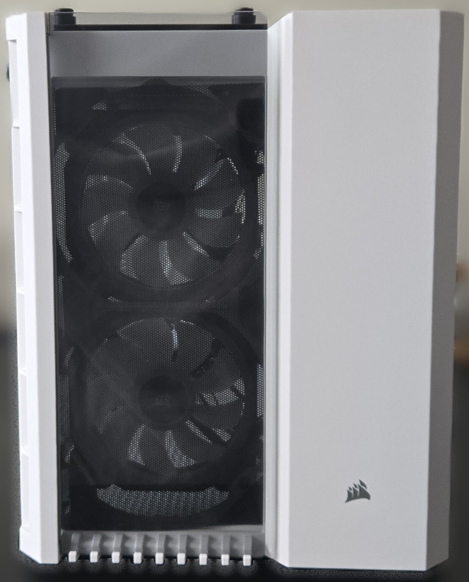 Corsair CRYSTAL 280X ホワイト Crystal Series 280X RGB Tempered Glass Micro ATX Case — White