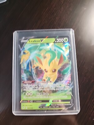 leafeon v pokemon card POKMON GAME s6a 070/069 SR this Pokemon takes 30 less damage from attacks (after applying Weakness and Resistance). Leafeon V - SWSH07: Evolving