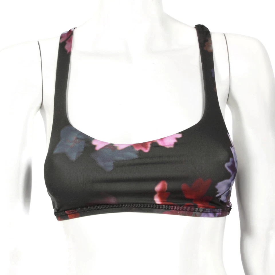 Sujetador bralette LULULEMON con tiras colorido estampado fotográfico de flores para mujer 4 - IN 011 Foto 3 de 4