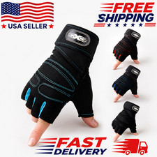 Weight Lifting Gym Glove Fitnes Training Workout Crossfit Exercise Men Women USA