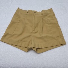 Steve Madden Womens Shorts Beige Large Casual Lightweight Utility