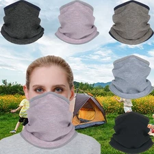 Winter Neck Warmer Gaiter Men Women Fleece Ski Face Mask Scarf for Cold Weather
