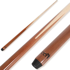 1-Piece Canadian Maple Billiard Pool Cue Stick- 4-Prong House/Bar Cue Stick  