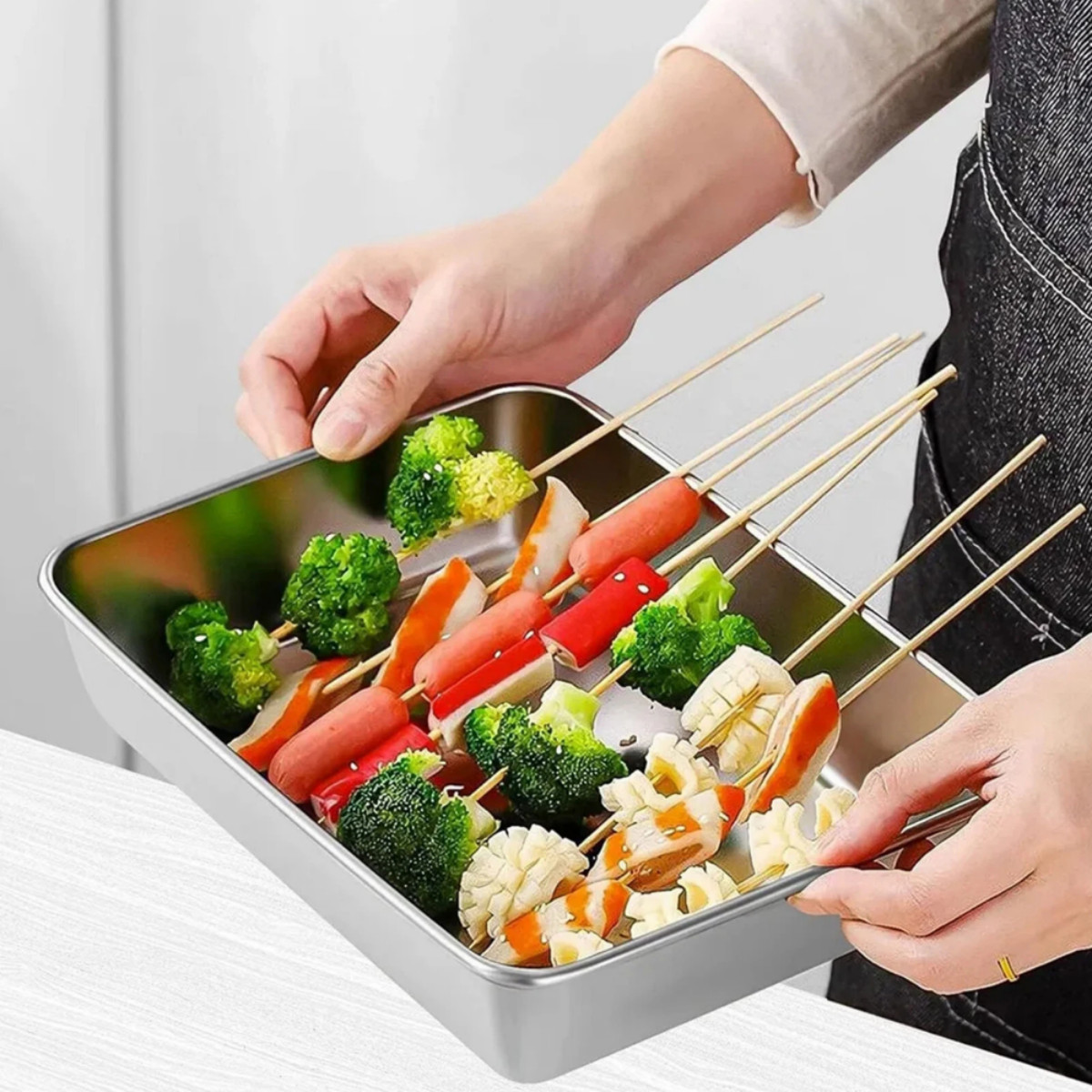 5X Large Stainless Steel Food Containers With Lids Leakproof Meal Prep Contain