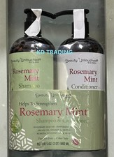  2-Pk Beauty Untouched  ROSEMARY MINT Biotin Strengthen SHAMPOO  CONDITIONER