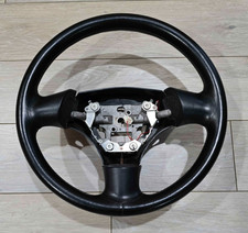 1999-2000 Nb Mazda Miata Leather Oem Nardi Leather Steering Wheel Black Mx5 Mx-5
