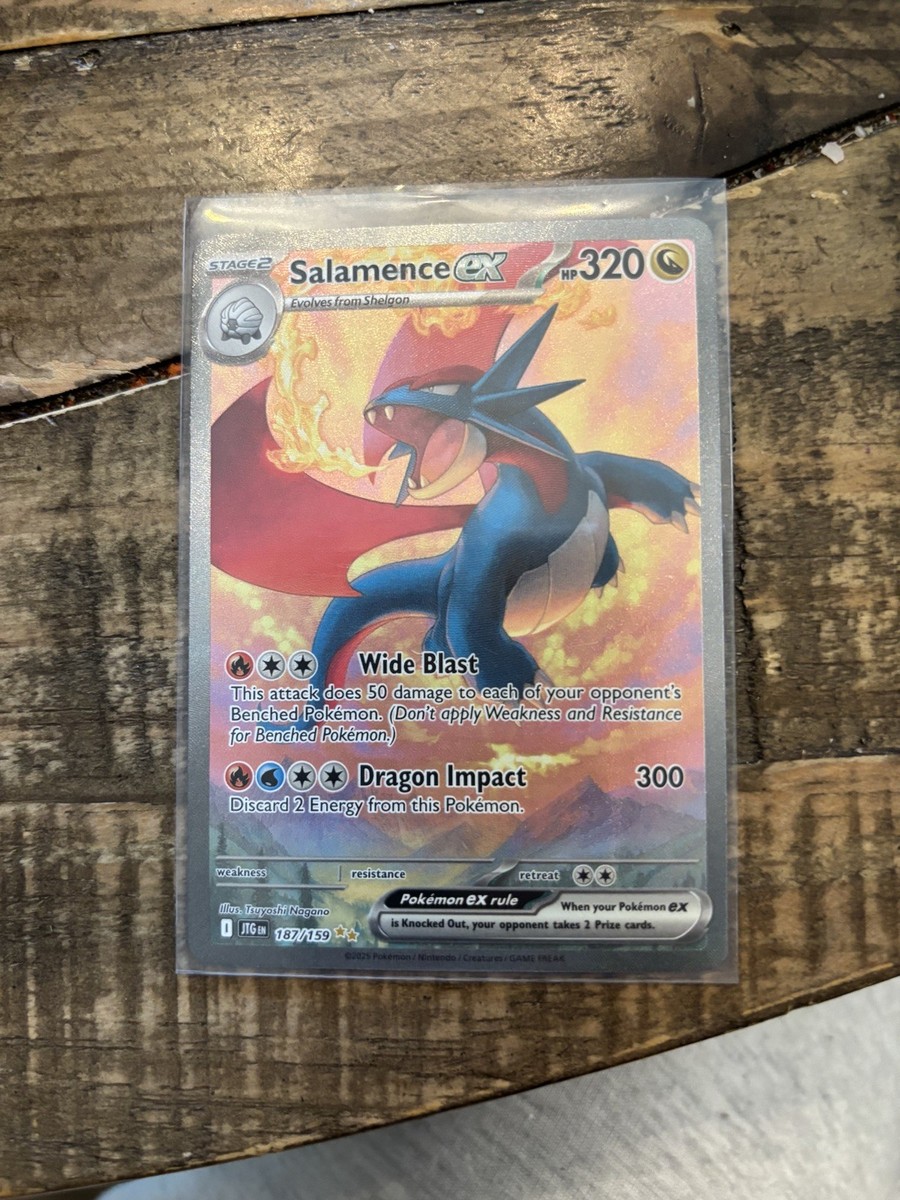 Pokemon TCG Salamence EX Sir 187/159 JOURNEY Together English