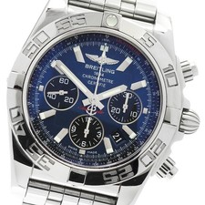 BREITLING Chronomat 44 AB0110 Chronograph black Dial Automatic Men's_950183