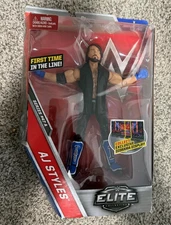 New AJ STYLES WWE Mattel Elite Collection Series 47A Wrestling Rookie Figure