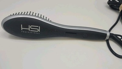 HSI PROFESSIONAL Ceramic Tourmaline Ionic Glider Brush Hair Straightener 