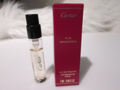 Cartier Pur Magnolia Eau De Toilette 2ml .06 Oz New in box Classy,sexy fun