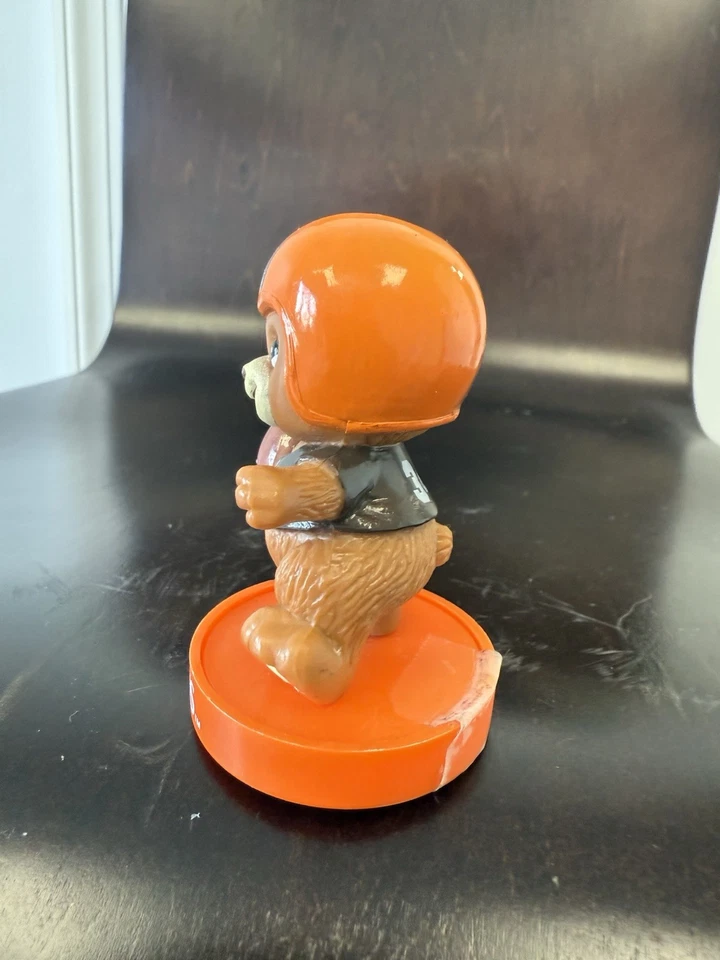 Figura estampadora tinta oso de peluche de la NFL de los Cleveland Browns de la década de 1980 de colección Foto 2 de 4