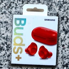 Samsung Galaxy Buds Plus Wireless Earbud RED Headphones - New Open Box