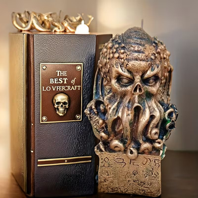 Cthulhu Statue 14,5cm   Gothic Horror Figur Oktopus Deko